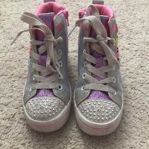 Sketchers Twinkle Toes high top size 13